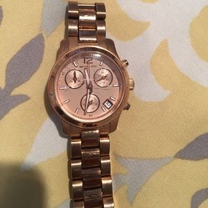 Michael Kors rose gold watch
