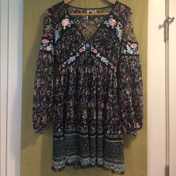 Free People Cherry Blossom Mini Dress  - Picture 5 of 8
