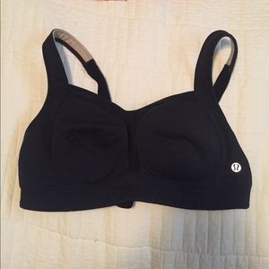 Black Lulu lemon padded sports bra