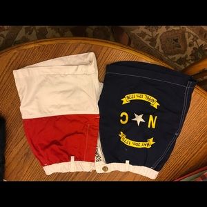 Chubbies Shorts NC Flag
