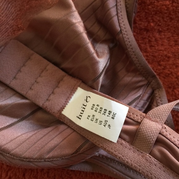HUIT 8 Dress Code Soft Cup Bra in Taupe 36B - Picture 6 of 6