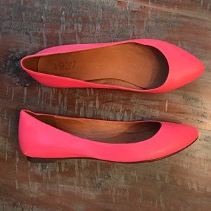 Madewell Hot Pink Flats
