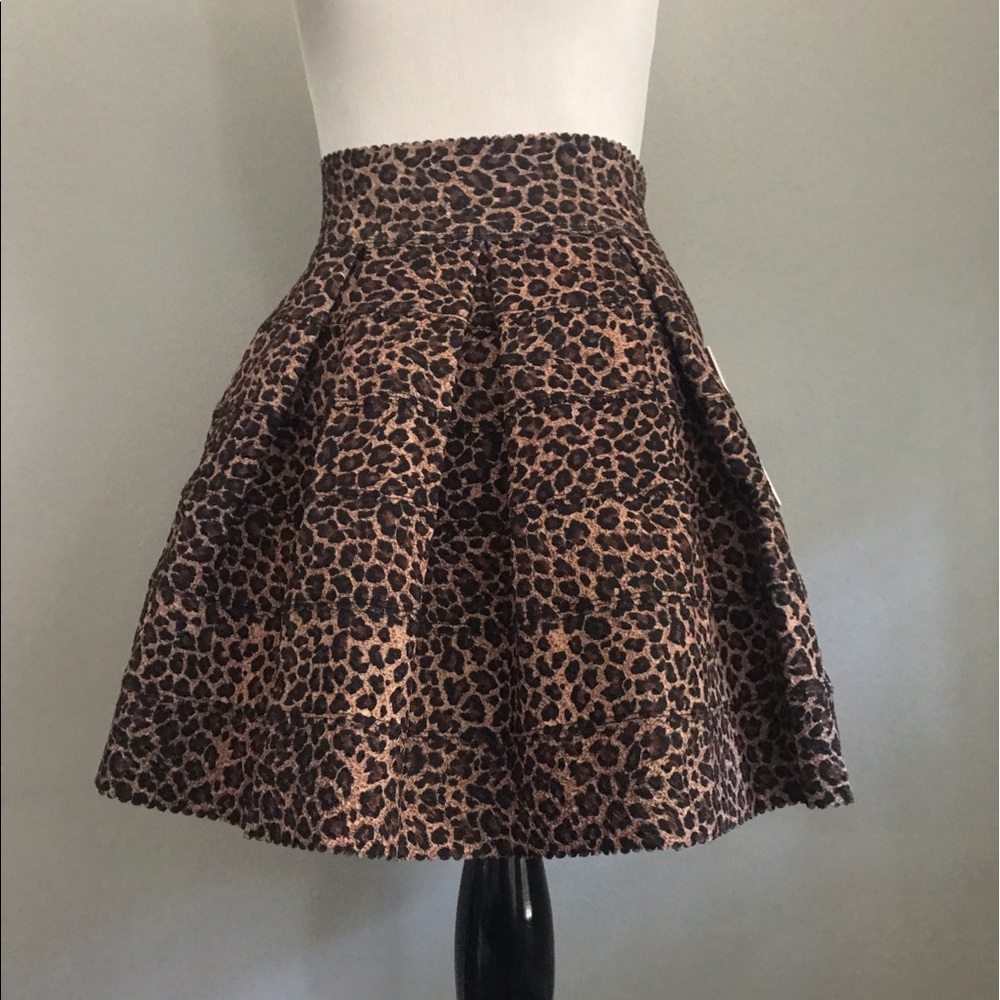 Leopard Print Skirt