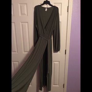 Olive Green Dress