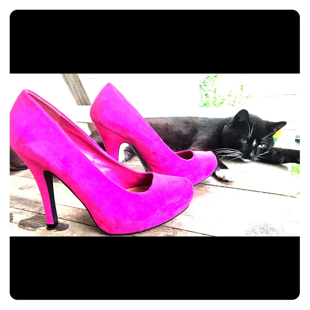 Qupid Fuchsia Barbie Heels 💋