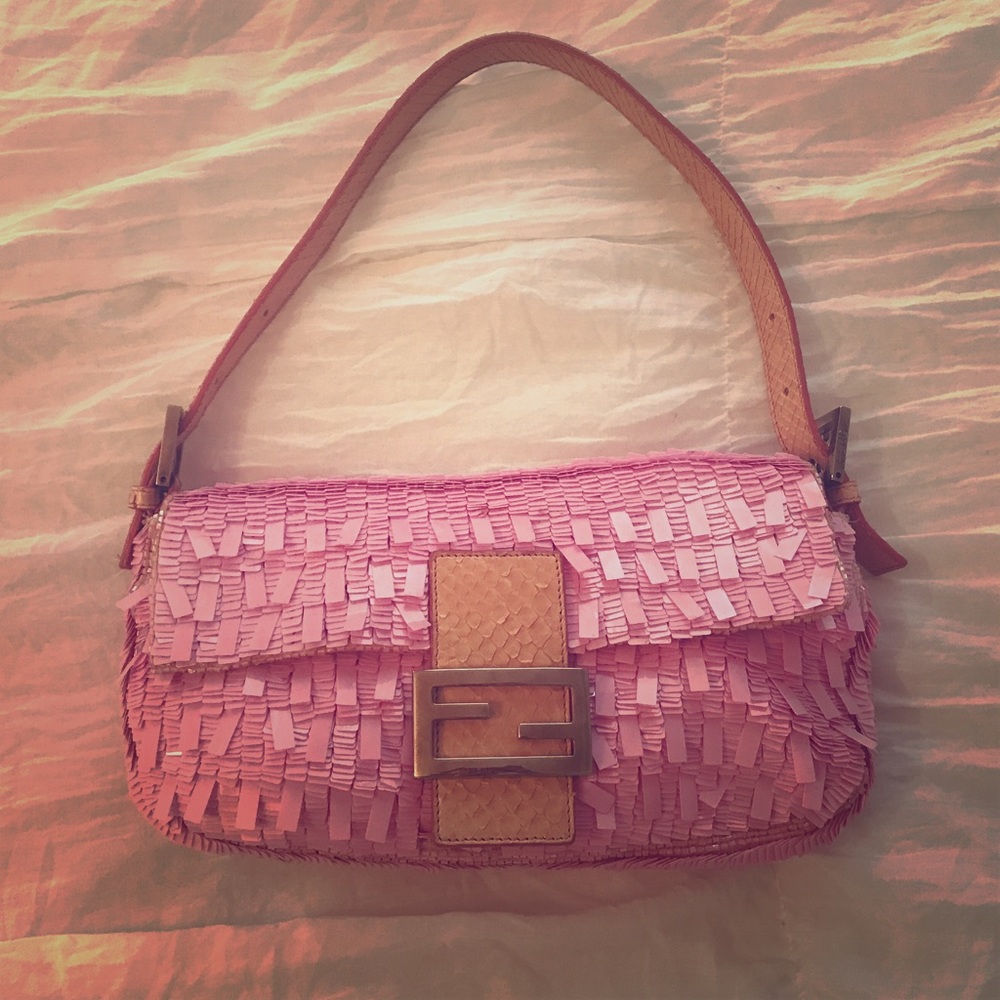 Pink FENDI purse