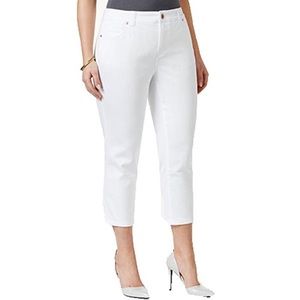 INC International Concepts Women's Finity Stretch Cropped Jeans Blue Size 6