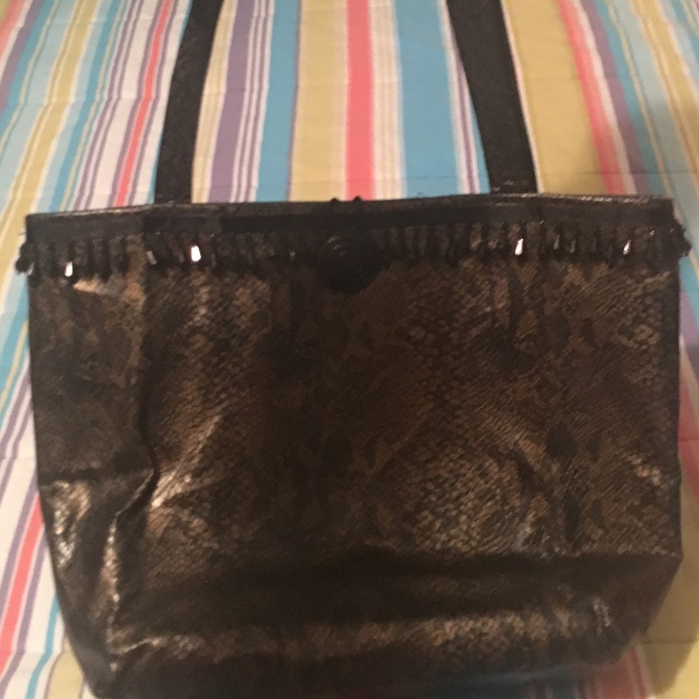 Snakeskin purse