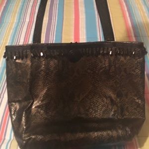 Snakeskin purse