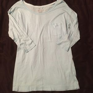 EUC Aerie Softest T Light Mint Blue