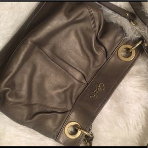 Grey Coach handbag