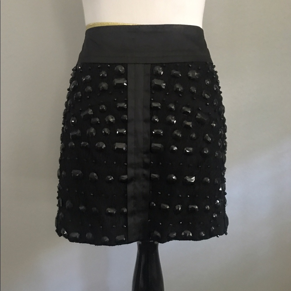 Black Stone Miniskirt