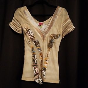 Sheer Italian designer top