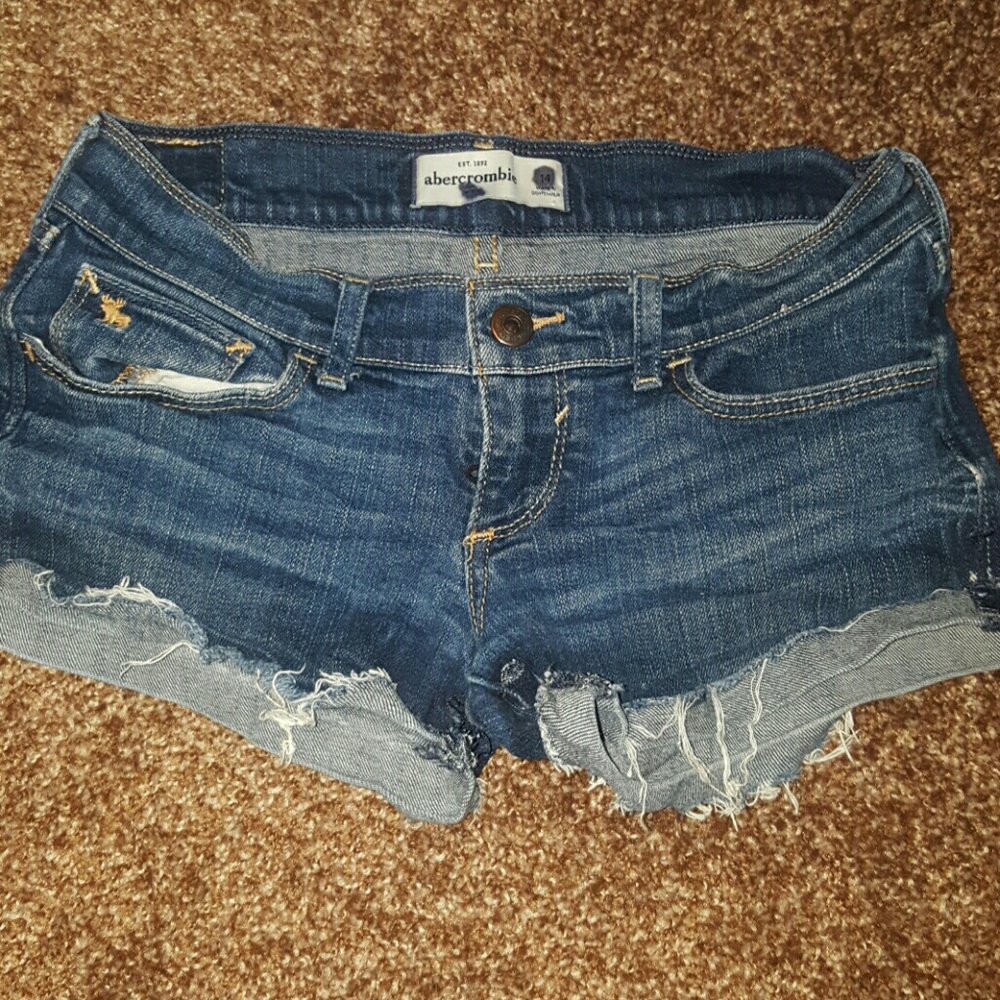 Denim shorts