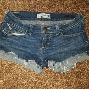 Denim shorts