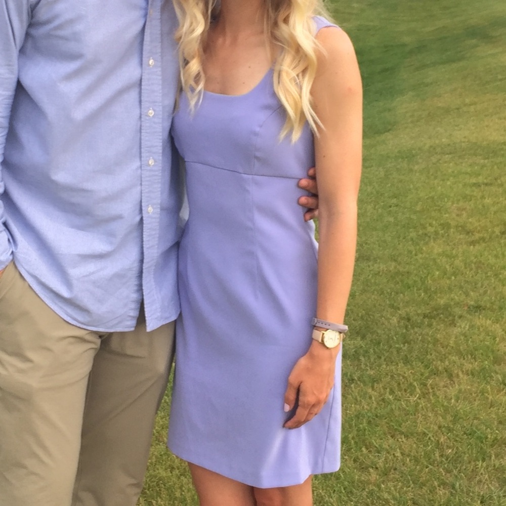 Alyn Paige Lilac Purple Bridesmaid dress 3/4