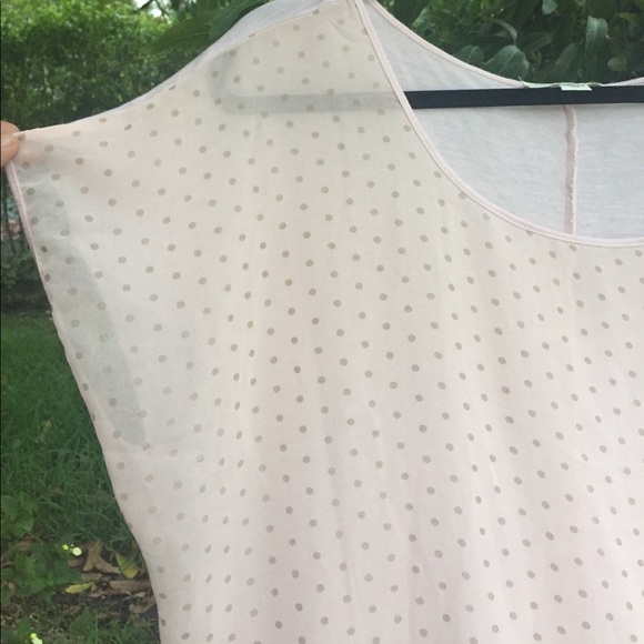 Forever 21 plus size blouse pink polka dot 3x - Picture 2 of 5