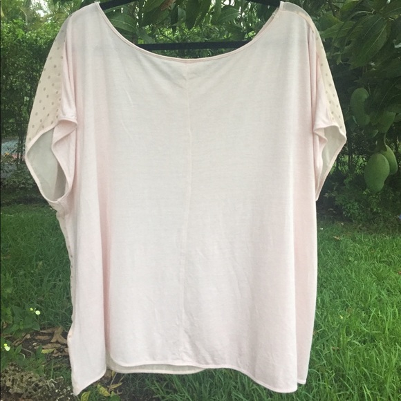 Forever 21 plus size blouse pink polka dot 3x - Picture 4 of 5