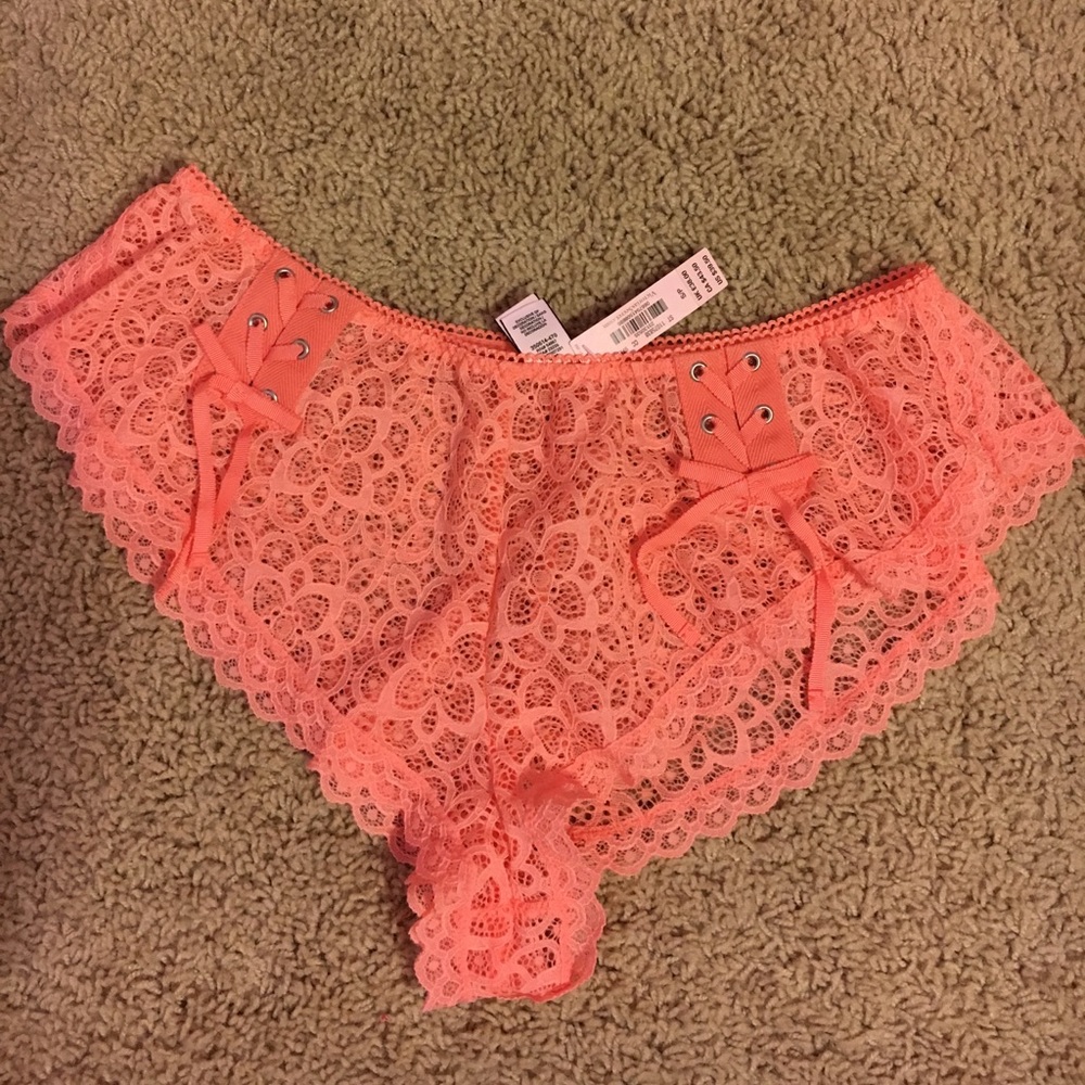 Peach Lace Lingerie from Victoria's Secret