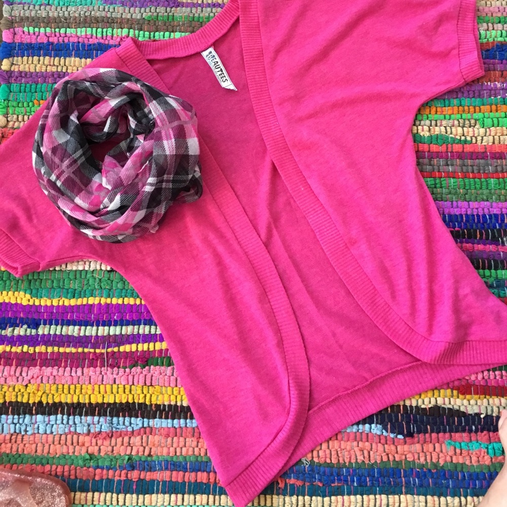 💥FINAL💥Girls cardigan/infinity scarf bundle