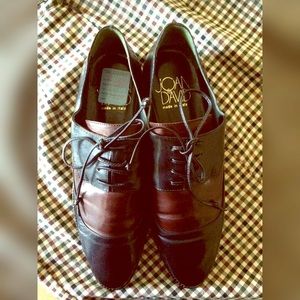 Joan and David Lace up Oxfords