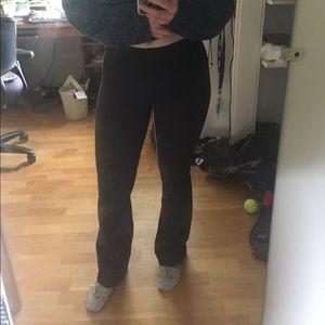 Black lululemon flare leggings