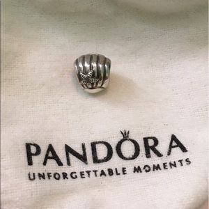 Pandora Seashell Charm + 2 spacers