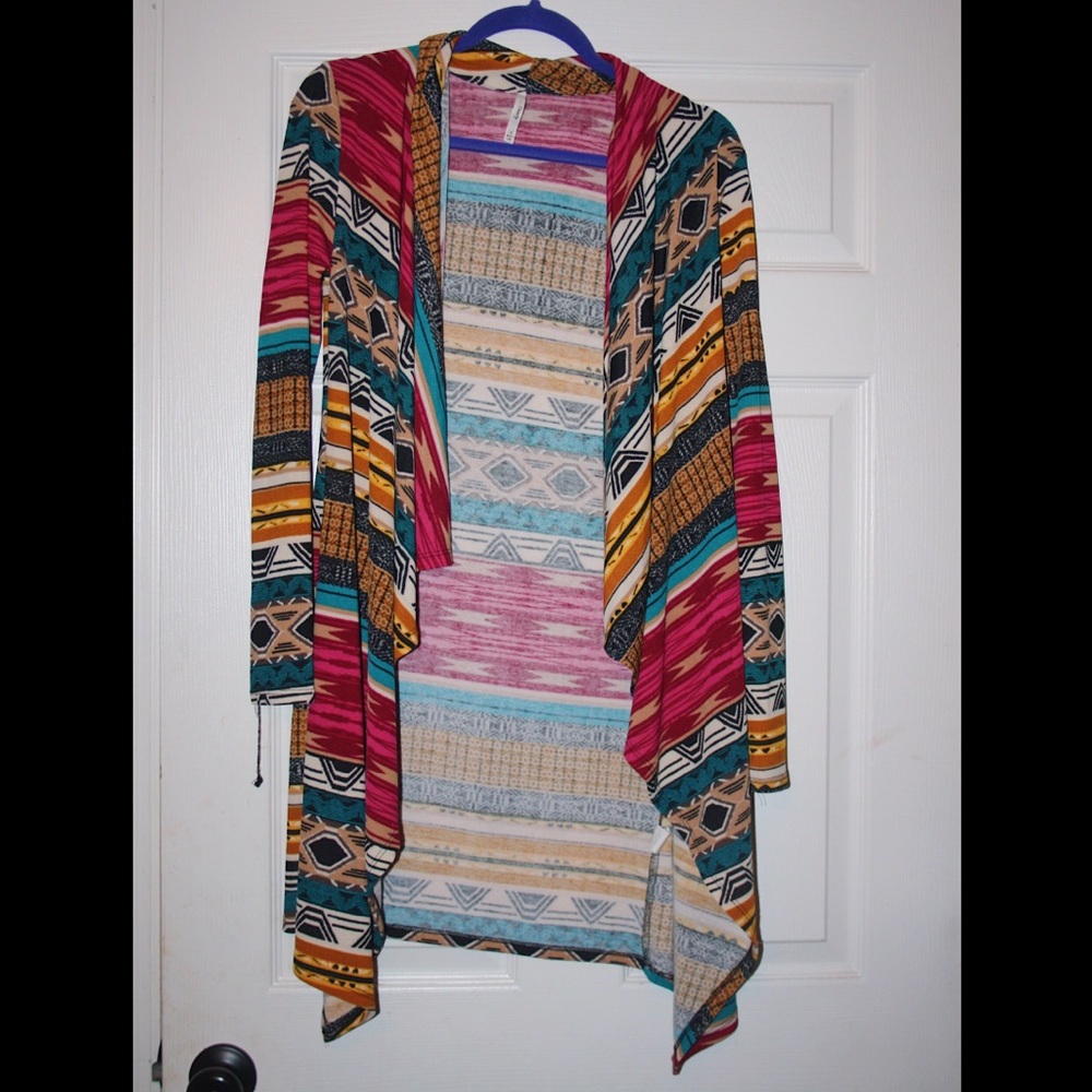 Tribal printed cardigan