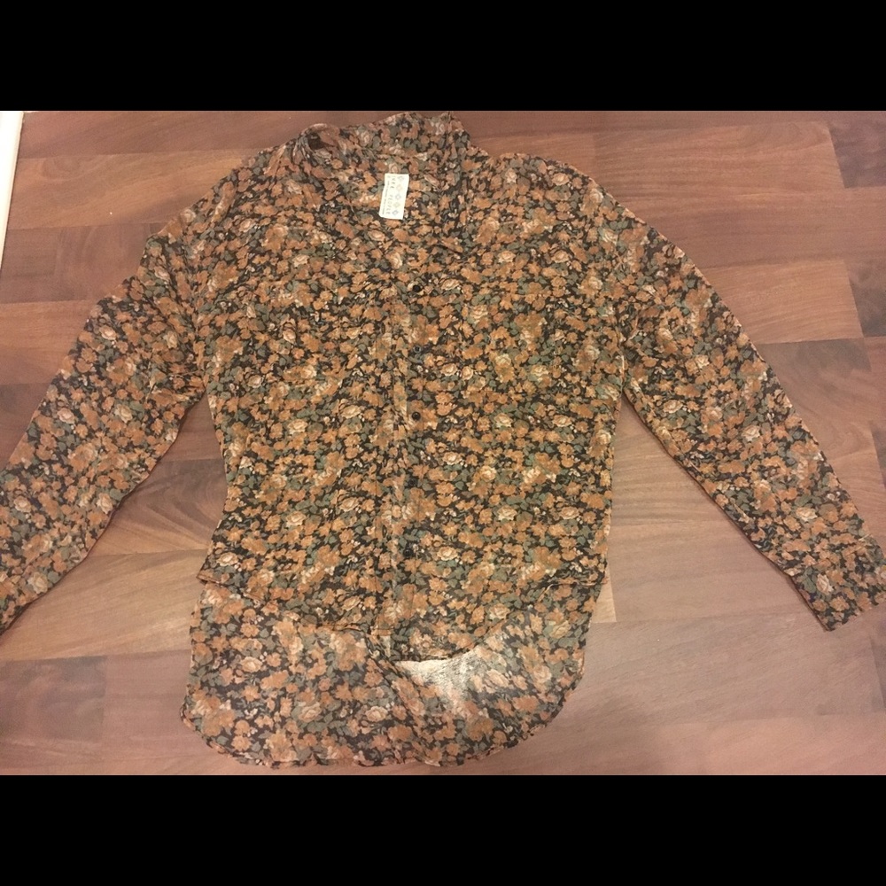Free People Button Down, Size S