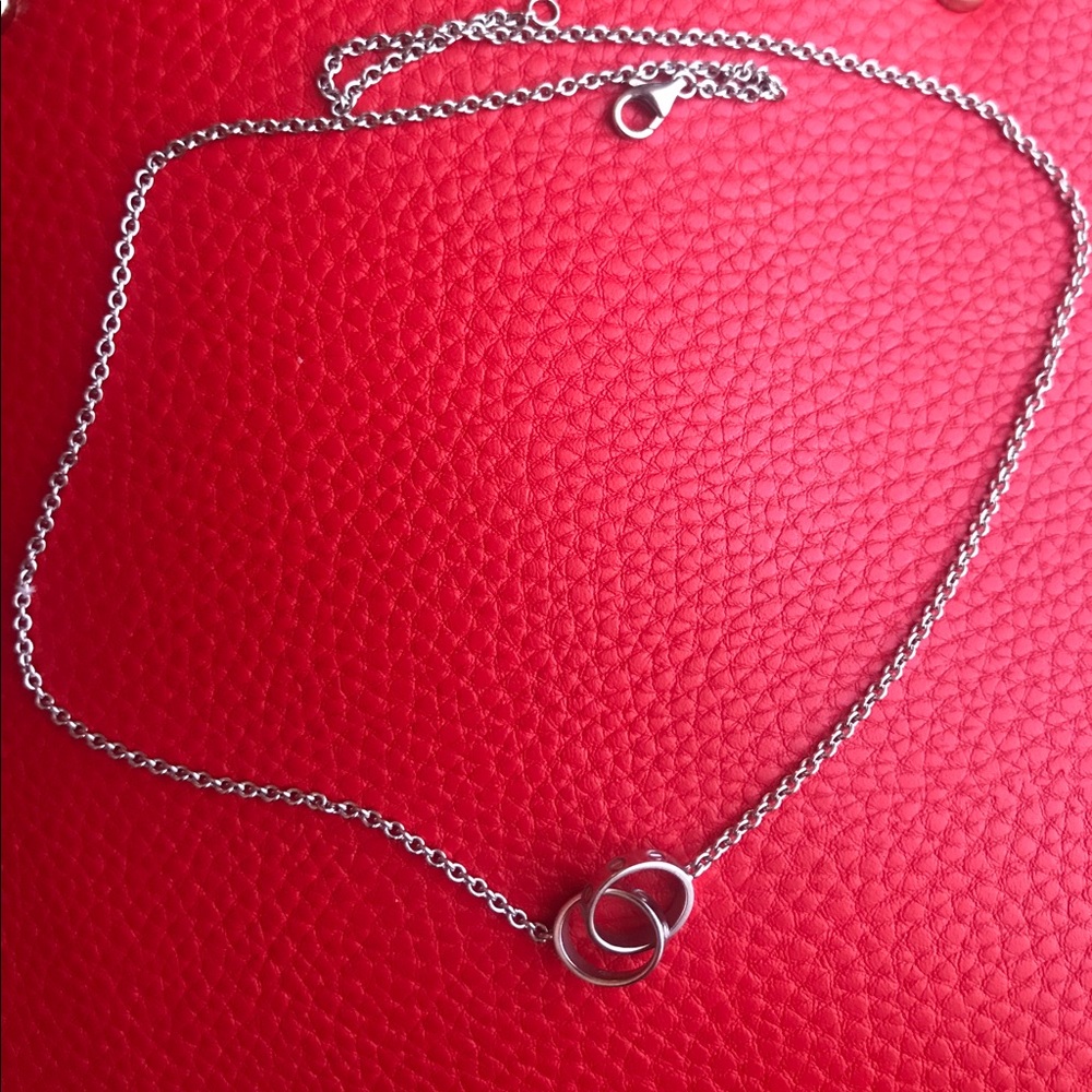 Authentic Cartier 18K white gold necklace