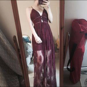 PERFECT maxi lace dress!