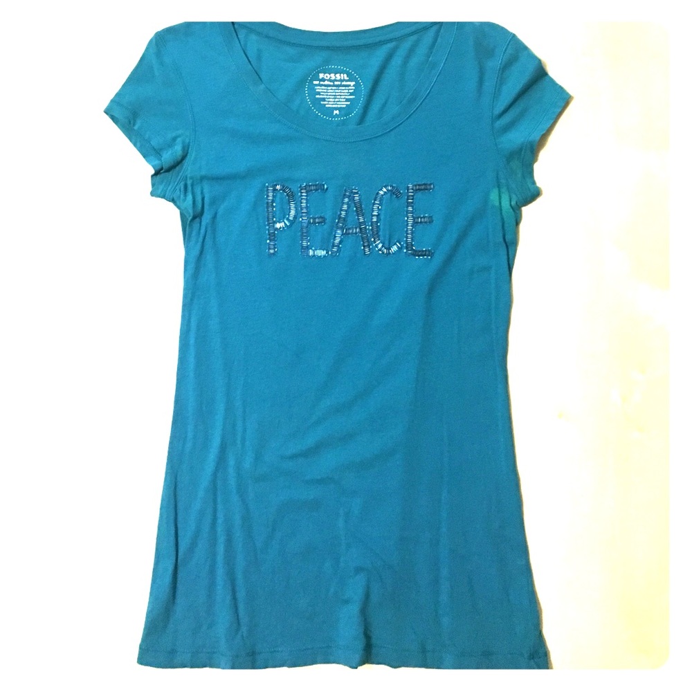 Blue Fossil PEACE Tee