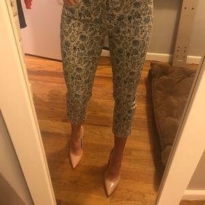 LOFT floral pants!