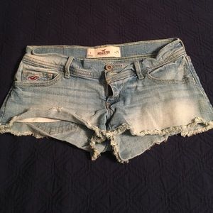 Hollister low rise short shorts, size 1