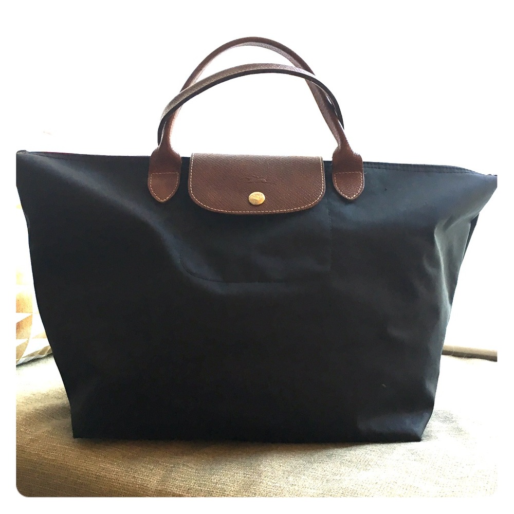 Longchamp Le Pliage shoulder bag in black