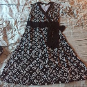 Small White House Black Market Wrap Dress