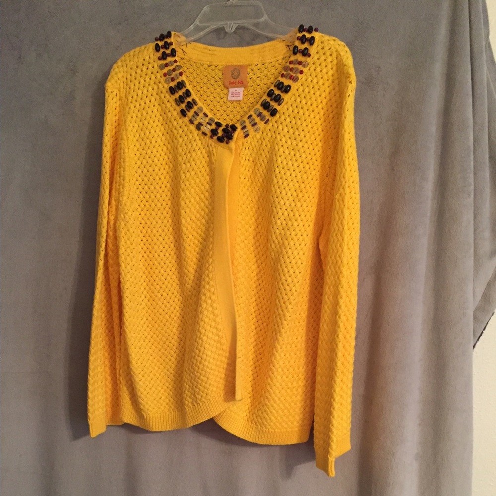 $Final Reduction$Vibrant Ruby Rd sweater worn once