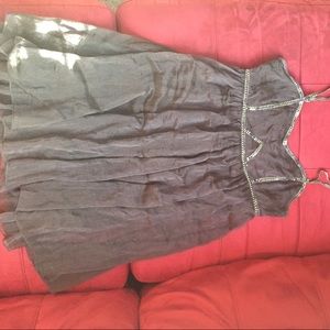 Silver/pewter L fancy dress