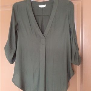 Olive Green Blouse