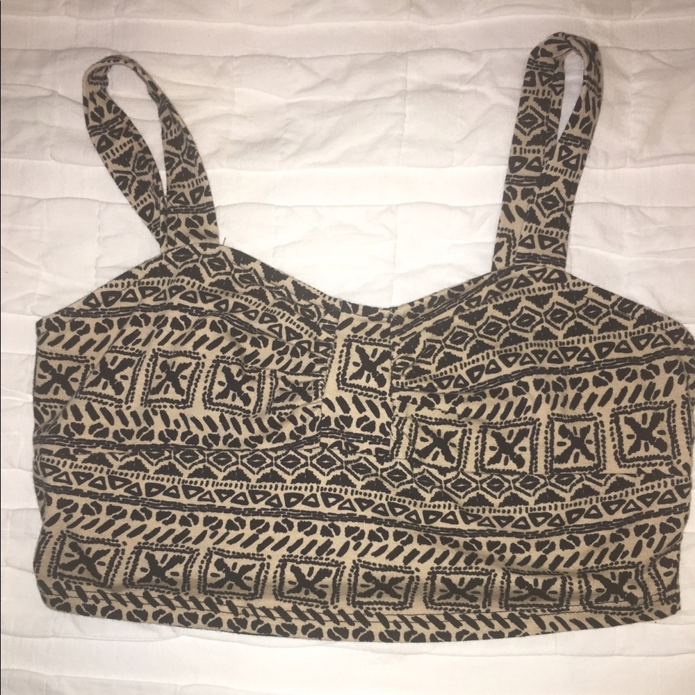 Patterned crop top