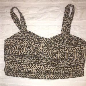 Patterned crop top