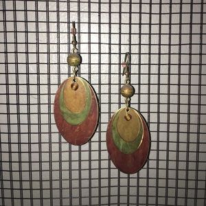 Metal earrings