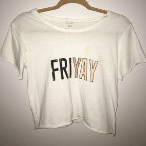 Friyay cropped top
