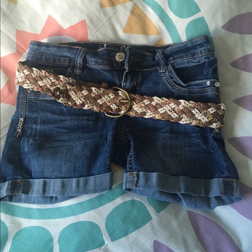 Wallflower Jean stretchy shorts