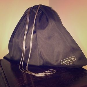 NWOT Brown Coach dust bag, like new! 15"x19"