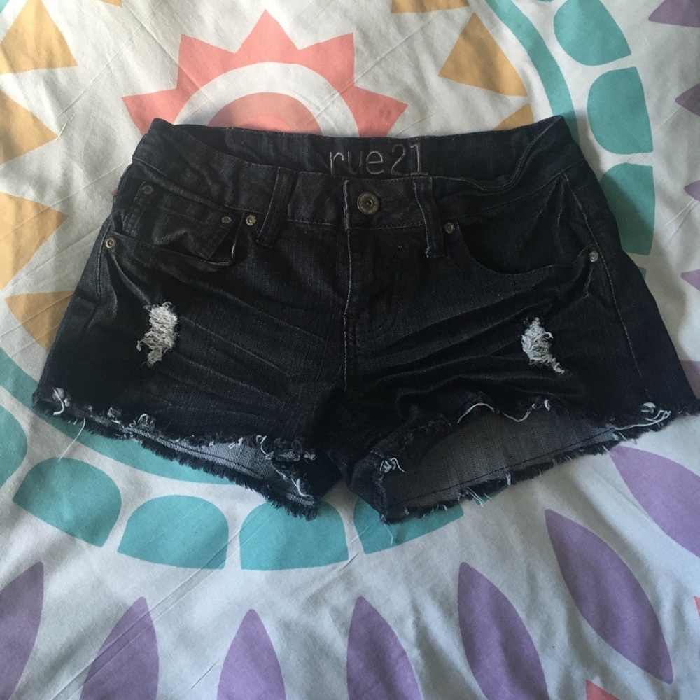 Rue21 stretchy Jean shorts