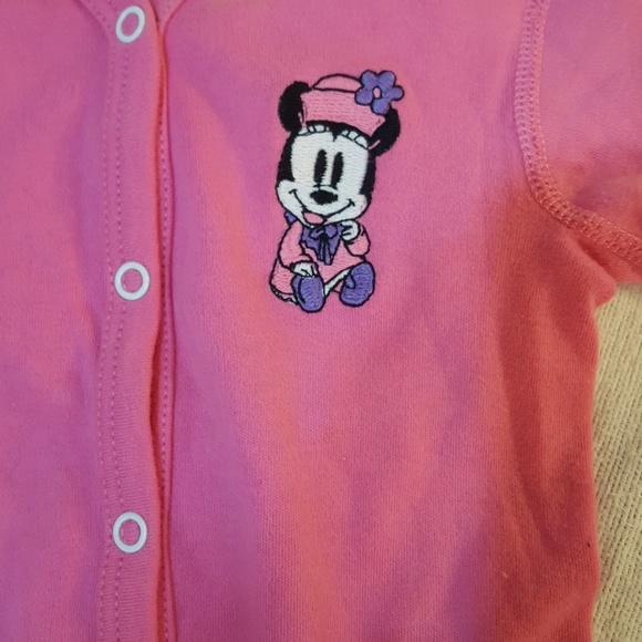 Baby Minnie mouse onesie 0-6 months - Picture 4 of 4