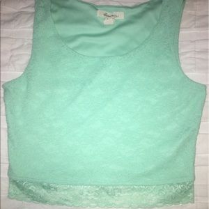 Lace crop top