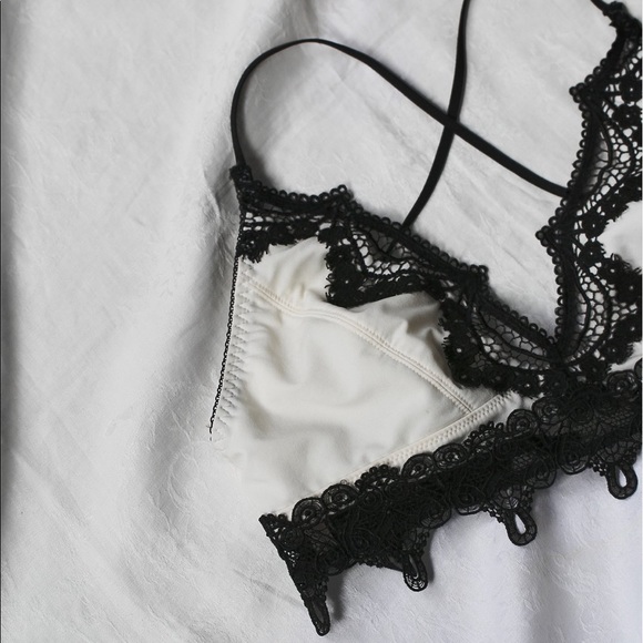 Free People V Neck Bralette - Picture 2 of 6