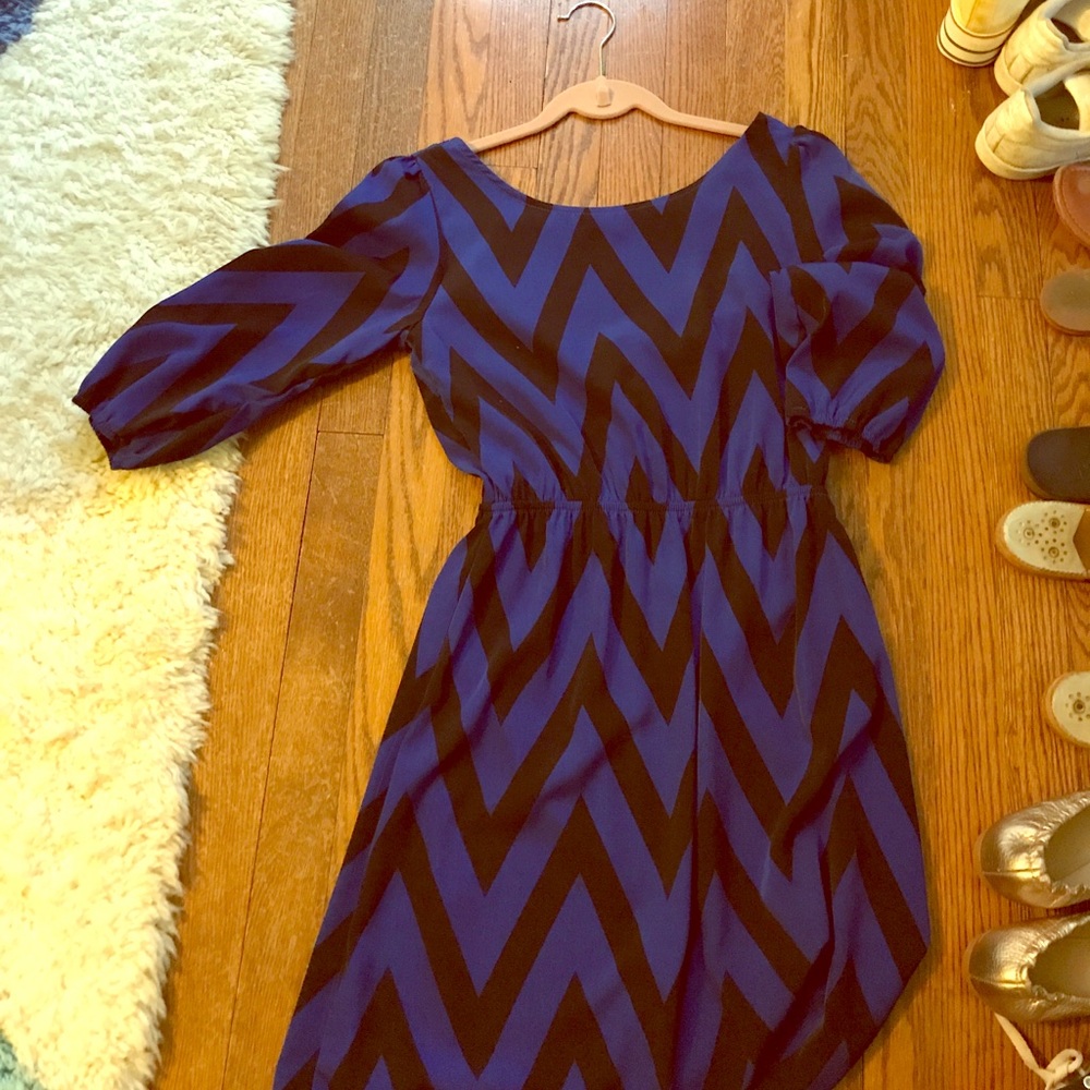 Chevron dress, worn once
